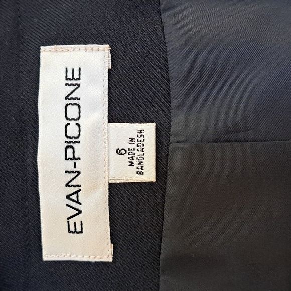 Evan Picone Fucia/Black Open Front Lined Blazer. Size 6 NWOT - Picture 8 of 10